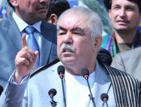 Dostum condemns killing of highway commander in Mazar city blast