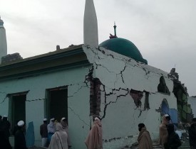 Bombs destroy mosque in east Afghanistan