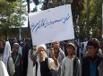 اعتراض 300 راننده انتقال مواد ساختمانی به افزایش مالیات شهری و مسدود شدن شاهراه کابل ـ مزارشریف