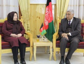 سفر وزیر مبارزه علیه مواد مخدر به هرات