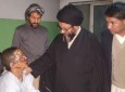 عیادت حسینی مزاری از زخمی های رویداد تروریستی 7 جدی به مرکز تبیان و خبرگزاری صدای افغان  