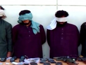 بازداشت شبکه ۴ نفری گروه تروریستی طالبان در هلمند