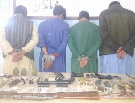 دستگیری چهار فرد مسلح در شهر هرات