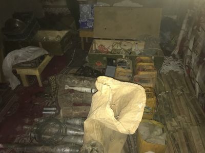 Afghan forces seize large cache of explosives in Helmand raid
