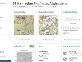 زلزله نسبتا شدید کابل را لرزاند