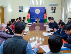 اولین نشست بین الوزارتی پیرامون اجرای موافقتنامه راه لاجورد در کابل برگزار شد