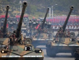 کوریای شمالی در آستانه بازی‌های المپیک رژه نظامی برگزار کرد