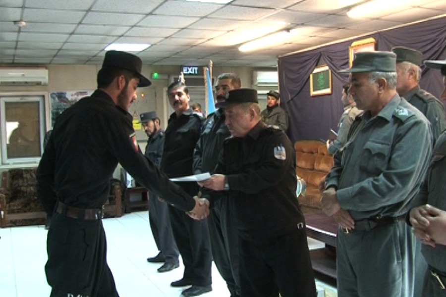فراغت دوصد پولیس از مرکز تعلیمی پولیس کابل
