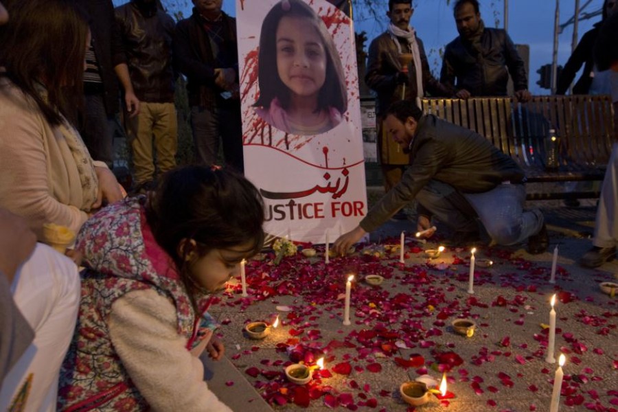 چهار بار اعدام جکم قاتل زینب هفت ساله در پاکستان