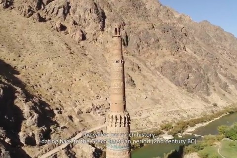Minaret of Jam in Ghor Province in Afghanistan