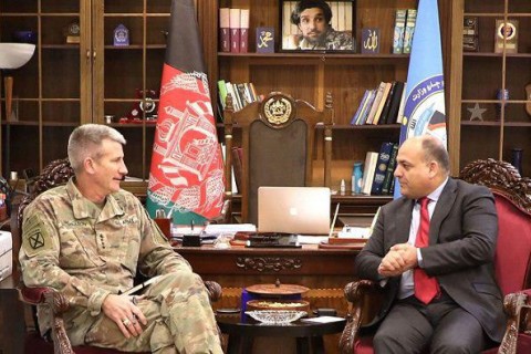 طرح امنیتی کابل با فرمانده ناتو در افغانستان، در میان گذاشته شد