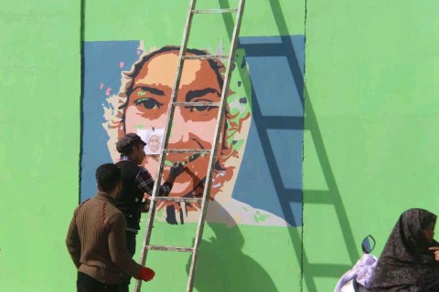 استقبال هنرمندانه نقاش هراتی از پروژه تاپی