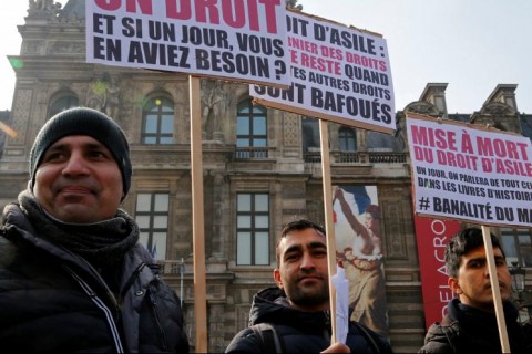 اعتراض مدافعان حقوق پناهجویان به لایحه اصلاح قوانین مهاجرت فرانسه