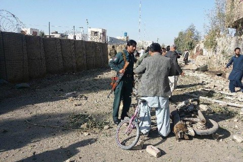 دفتر امنیت ملی در لشکرگاه هدف انفجار موتر بمب قرار گرفت