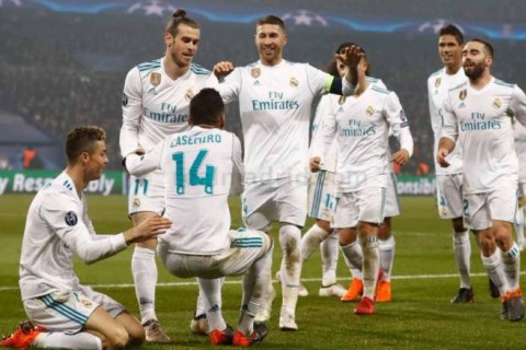 Real Madrid defeat Paris Saint-Germain to reach Champions League last eight