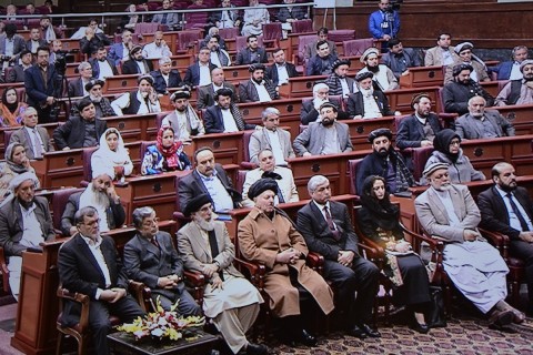 مراسم افتتاحیه هشتمین اجلاس ‌سالانه مجلس‌ نمایندگان افغانستان  