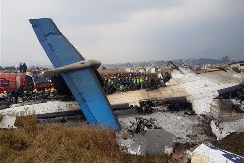 49 dead in plane crash at Nepal
