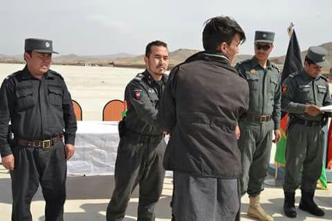 پایان آموزش نیروهای ویژه امنیت مساجد در غزنی