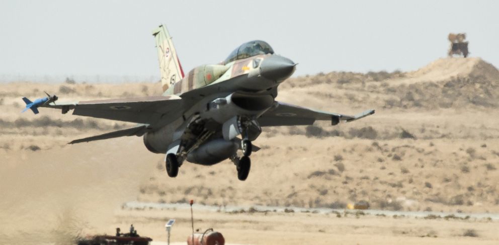 Zionist fighter jets hit Hamas targets south of Gaza Strip