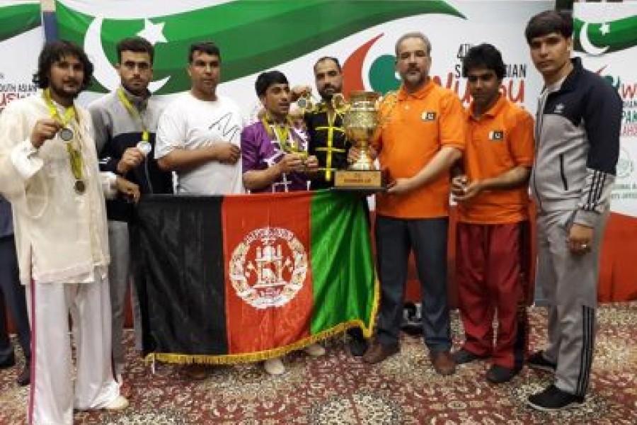 درخشش تیم ملی ووشوی افغانستان در مسابقات لاهور؛ ۱۷ طلا و نقره و برنز