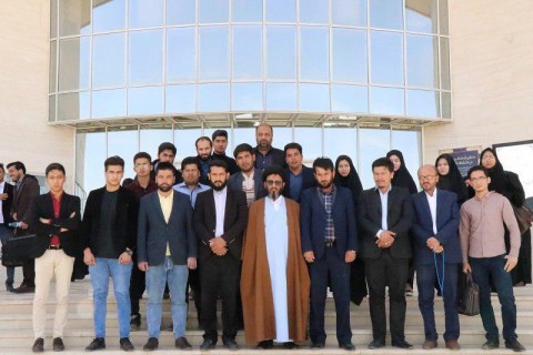 گزارش تصویری/ حسینی مزاری در جمع دانشجویان دانشگاه کاشان  