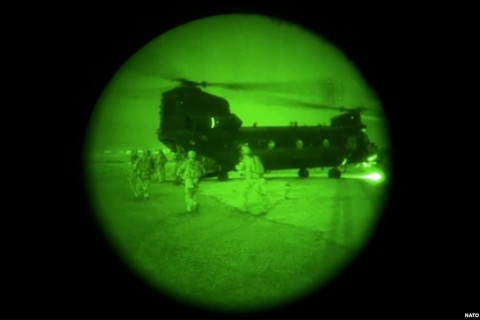 نشر ویدیوی عملیات نظامی مشترک امریکا و افغانستان