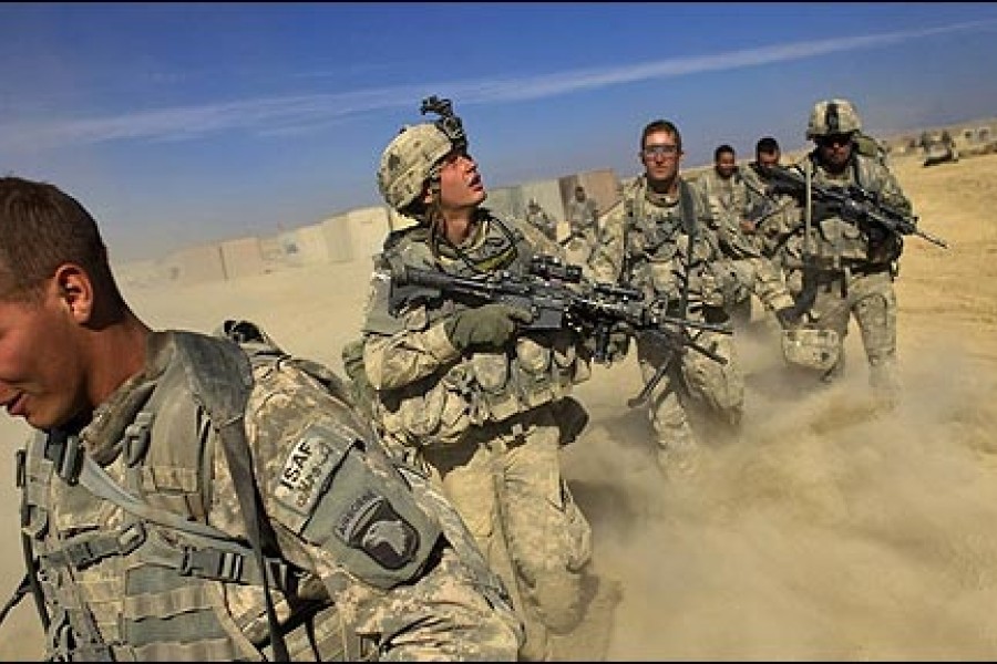 یک‌هزار نظامی امریکایی به افغانستان اعزام شدند