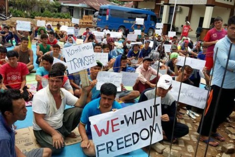په اندونیزیا کې د افغان مهاجرو دوه میاشتنۍ اعتصاب