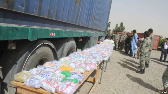 کشف یک محموله بزرگ مواد مخدر در سرحد افغانستان با ایران
