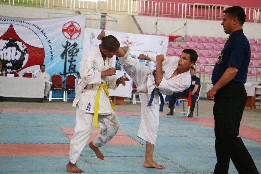 برگزاری دهمین دور رقابتهای کیوکوشین کاراته درکابل