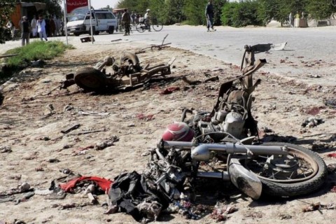 Motorcycle bomb explosion leaves 2 militants dead in Laghman
