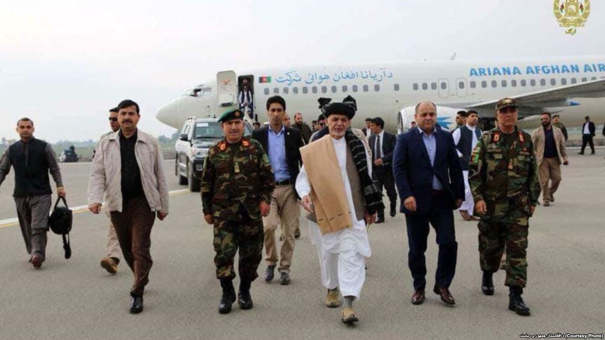 President Ghani inaugurates runway of Khost province airport