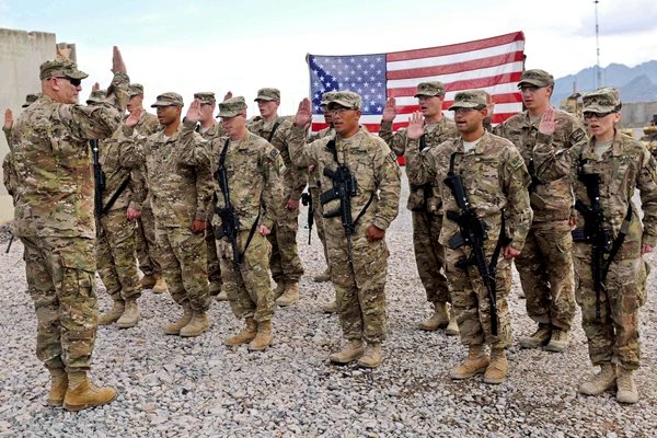 حذف تعداد نظامیان آمریکایی حاضر در افغانستان از گزارش پنتاگون