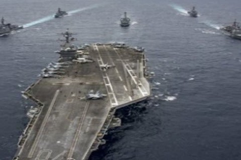اعزام کشتی‌های نظامی آمریکا به منطقه با صدها موشک و جنگنده