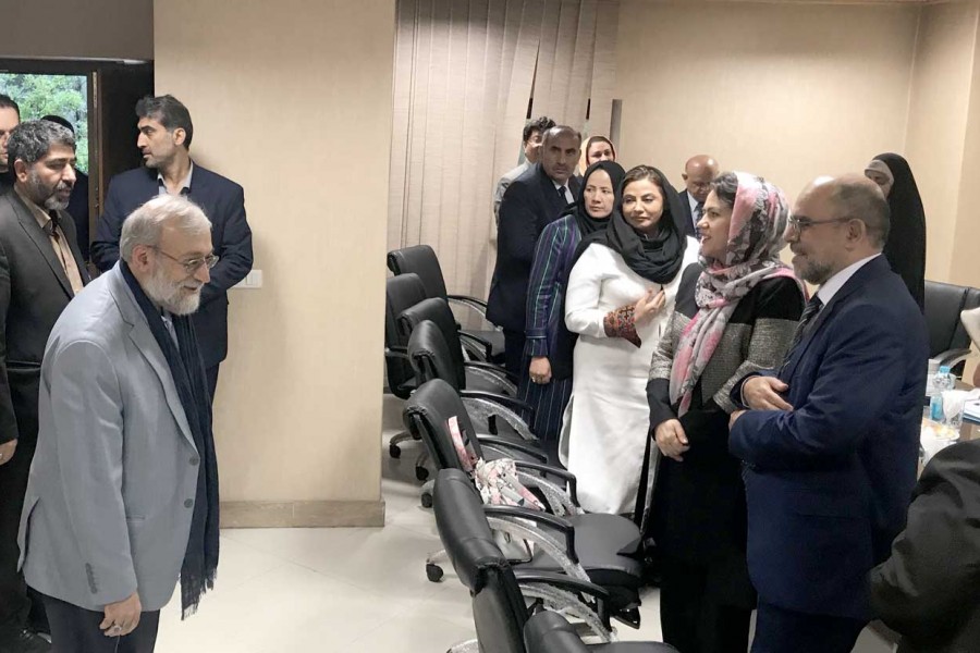 دیدار هیأت کمیسیون زنان، حقوق بشر و جامعه مدنی مجلس نمایندگان افغانستان با رییس شورای عالی حقوق بشر ایران
