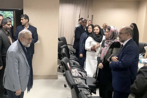 دیدار هیأت کمیسیون زنان، حقوق بشر و جامعه مدنی مجلس نمایندگان افغانستان با رییس شورای عالی حقوق بشر ایران