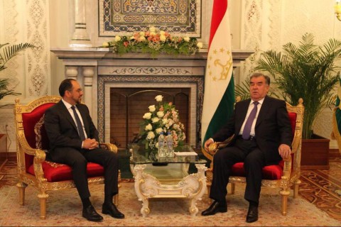 ديدار وزير امور خارجه افغانستان با رئيس جمهور تاجيكستان