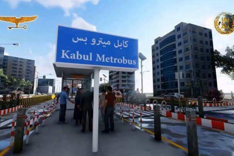 اولین مرحله پروژه مترو بس کابل از ده‌ افغانان تا سرای شمالی در حال تکمیل است