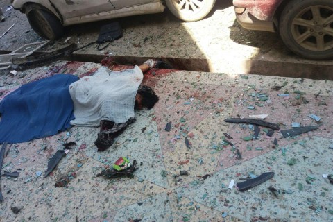 تصاویر دلخراش از حمله تروریستی امروز در غرب کابل  