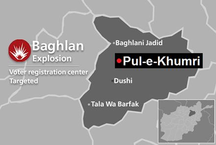 Six Killed In Baghlan Explosion At Voter Registration Center