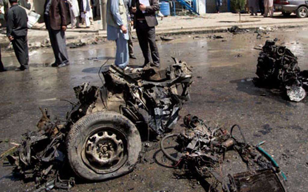 4 civilians killed, 7 wounded as suicide car bombing rocks Helmand