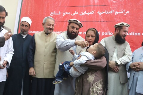 During this week around 9.9 million children will be vaccinated against polio across the country