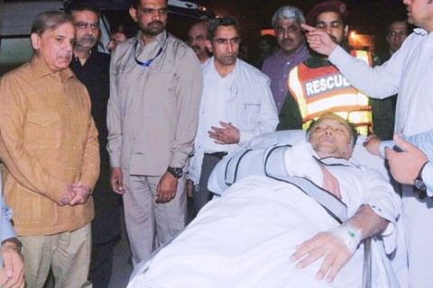 Pakistan’s interior Ahsan Iqbal minister wounded in gun attack