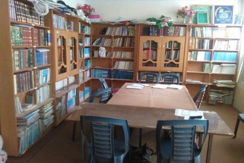 ساخت یک کتابخانه با کمک‌های مردمی در ولسوالی جاغوری