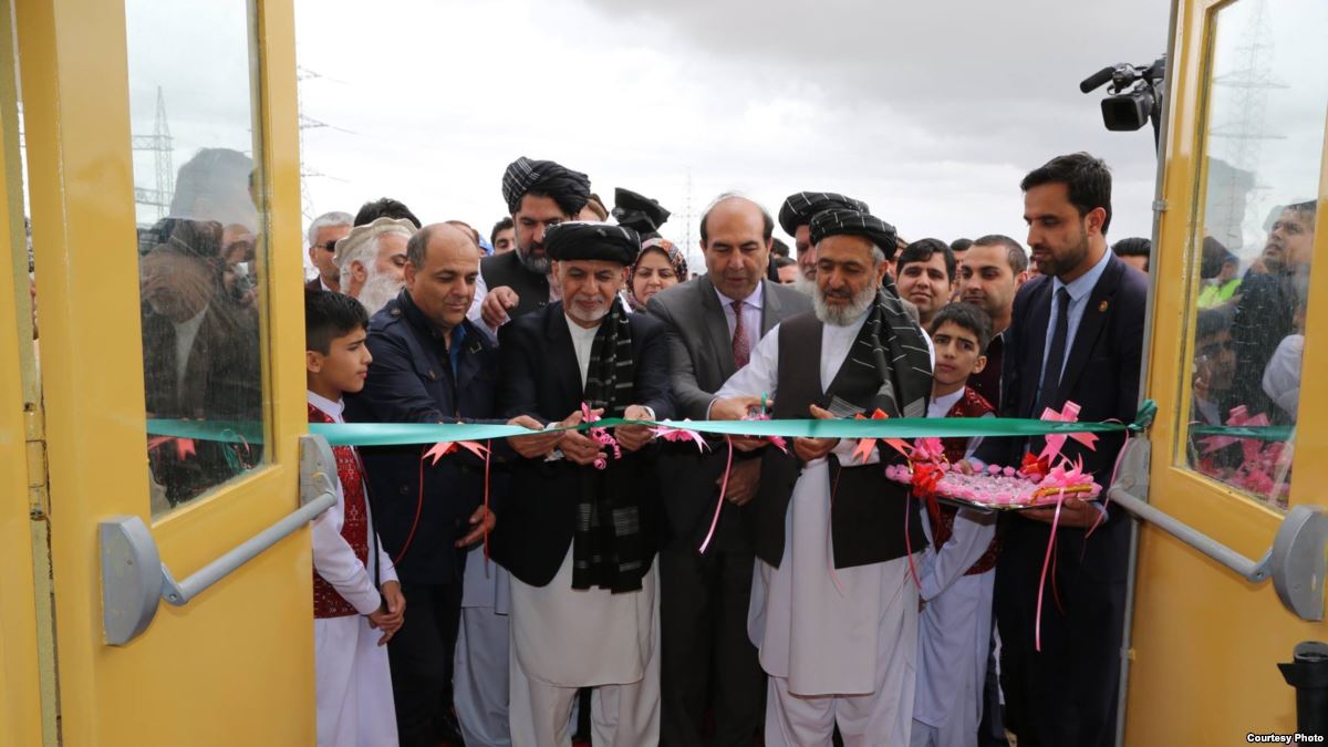 President Ghani inaugurate electricity project in Logar province