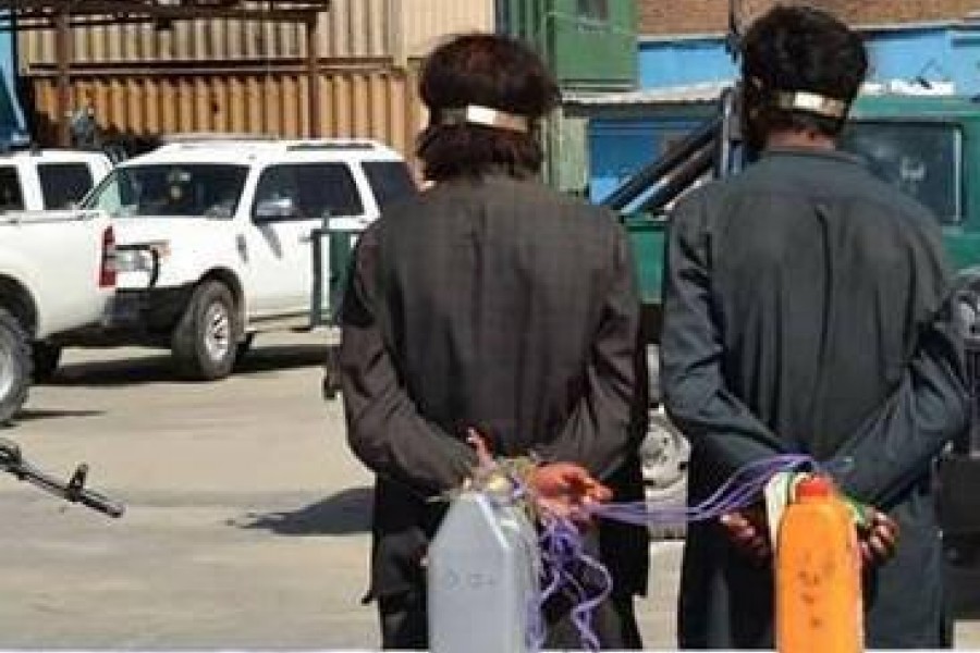 بازداشت دو تروریست ماین‌گذار در ولایت غزنی