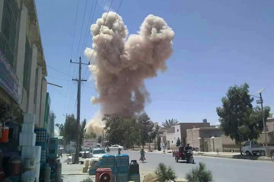 انفجار یک موتر بمب‌گذاری‌شده در شهر قندهار