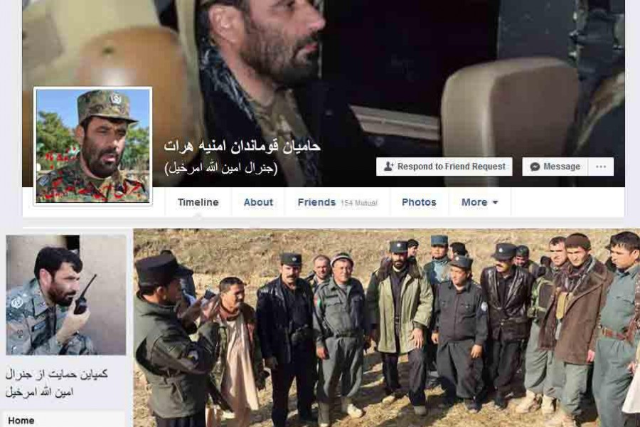 پولیس هرات هم از فیس‌بوک‌های جعلی به ستوه آمد