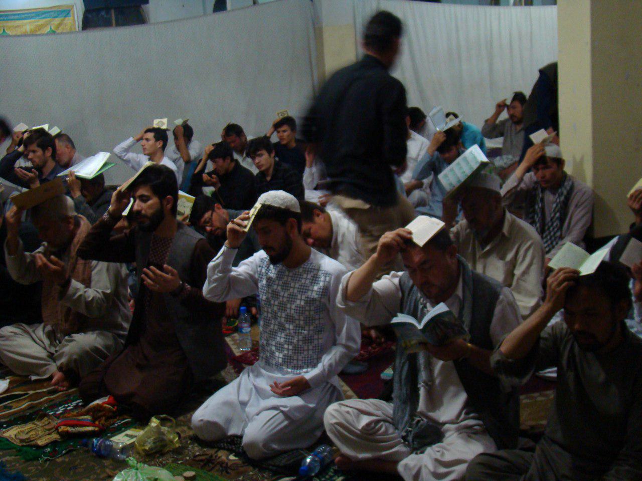 مراسم تجلیل از شب قدر(بیست و یکم) در حوزه علمیه رسالت، تکایا و  مساجد شهر کابل