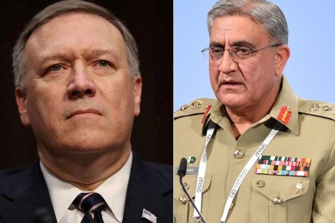 Pompeo and Pak army chief discuss Afghan peace, fight against terror